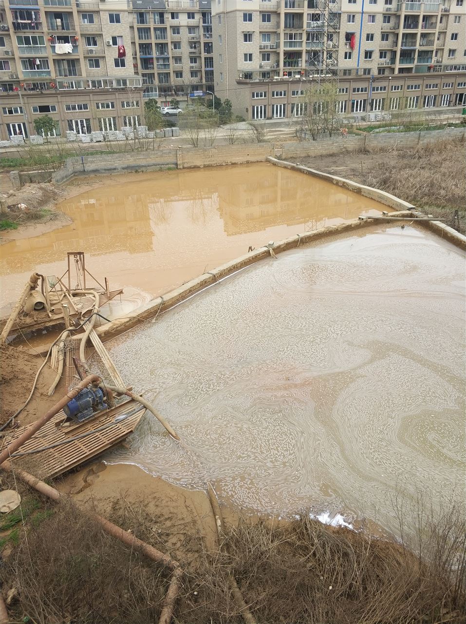 合川沉淀池淤泥清理-厂区废水池淤泥清淤