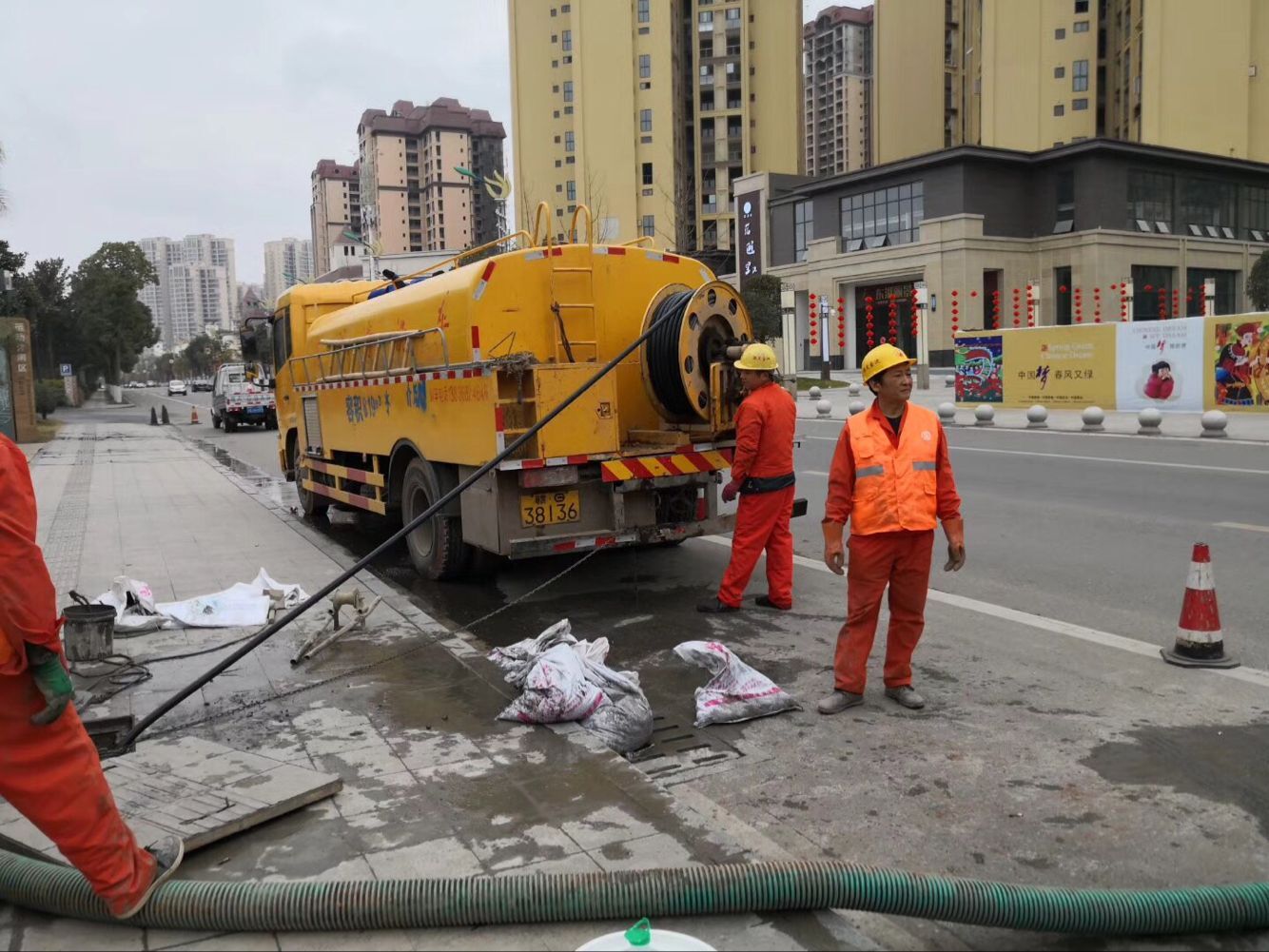 合川排污管道清淤-管道清洗